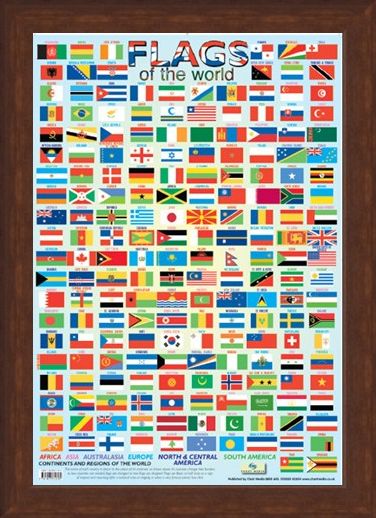 Framed Framed Fun with Flags - Flags of the World